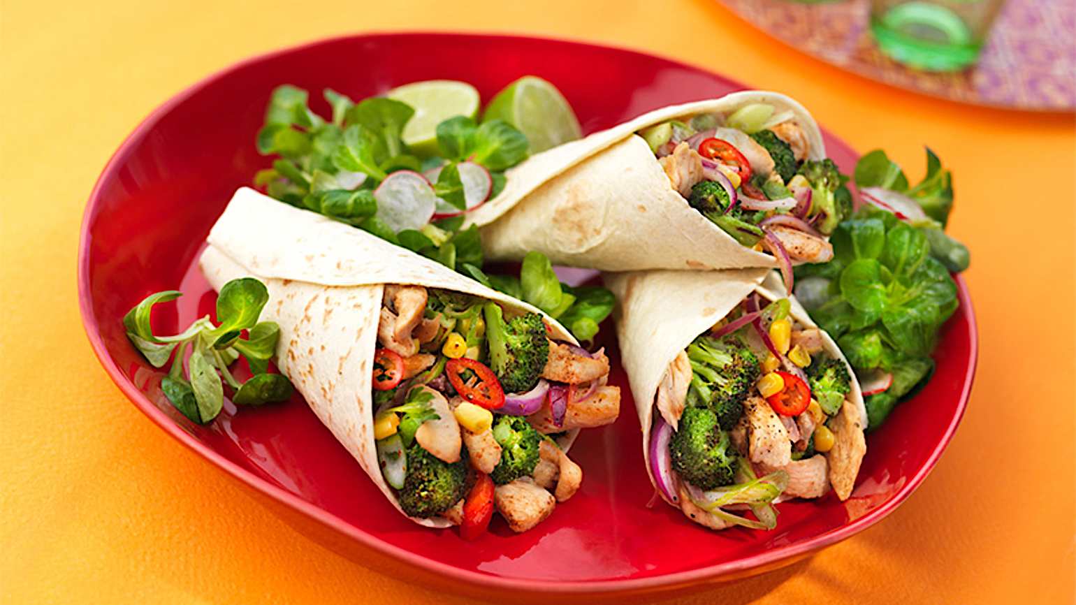 fajitas-with-coriander-and-lime